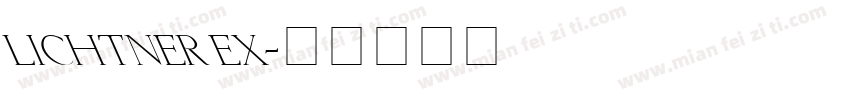 Lichtner Ex字体转换